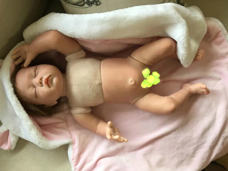 Новое поступление 55 см реалистичные куклы Reborn Babygirls Новорожденные спящие