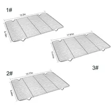 Решетка для барбекю и гриля, сетка для духовки, проволока из нержавеющей стали для приготовления на пару кебаба, решетка для барбекю, кухонные инструменты, полка для слива