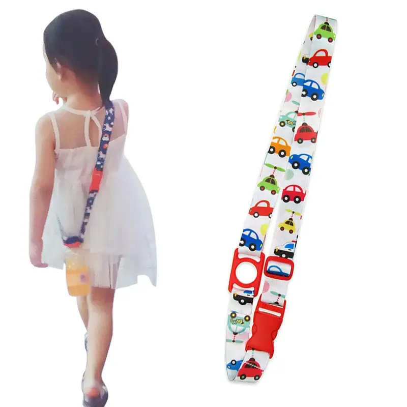 1 قطعة المياه مقبض الزجاجة الكبار الاطفال زجاجة رياضية حزام الطفل غلاية مشبك الحبل حزام الكتف مريحة في الهواء الطلق