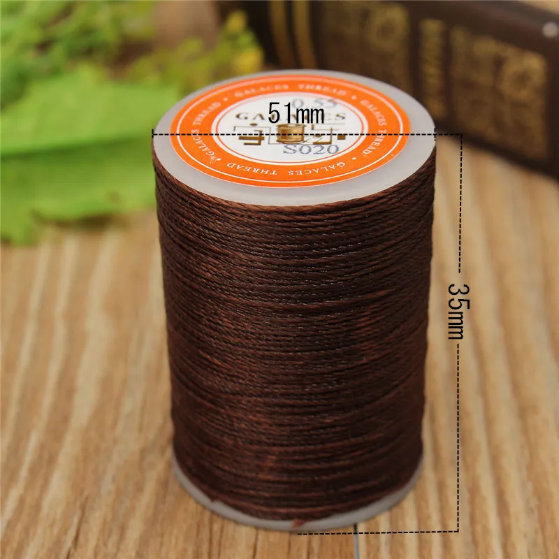 DIY 115 м Вощеная линия круглый кожаный инструмент для рукоделия 0 55 мм обуви швейная