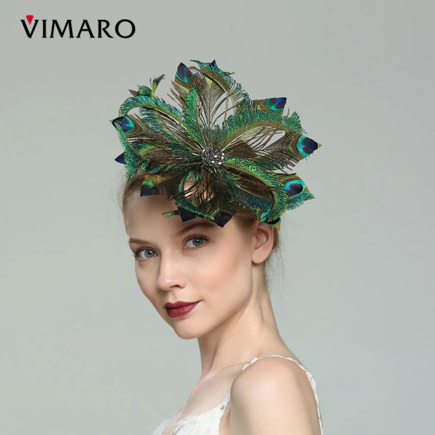 VIMARO Green Hair Fascinators Hats For Women Elegant Fascinators For