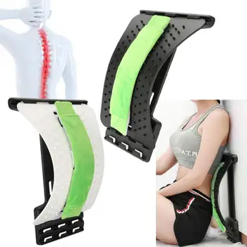 

Lumbar Tractor USB Heating Stretch Waist Back Support Massage Mat Spine Correction Pain Relief Health Care