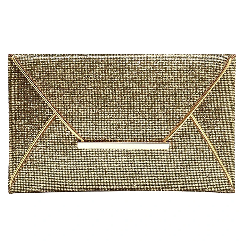

Fashion Womens Sequins Envelope Bag Evening Party Purse Clutch Handbag