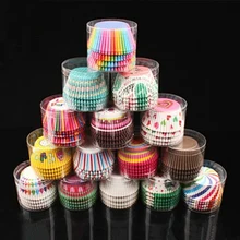 Обертки для пирожных Бумага чашки Кухня поставки Инструменты для тортов Muffin Коробки обувь на подошве из вспененного материала отделочных работ форма для выпечки тортов DIY чашки выпечки чашки 100 шт./компл