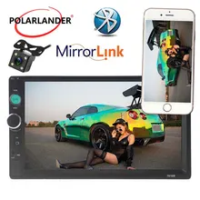 7” 2 DIN Auto car Radio Mirror Link for Android General Models Bluetooth hands-free call rearview camera LCD Touch Screen
