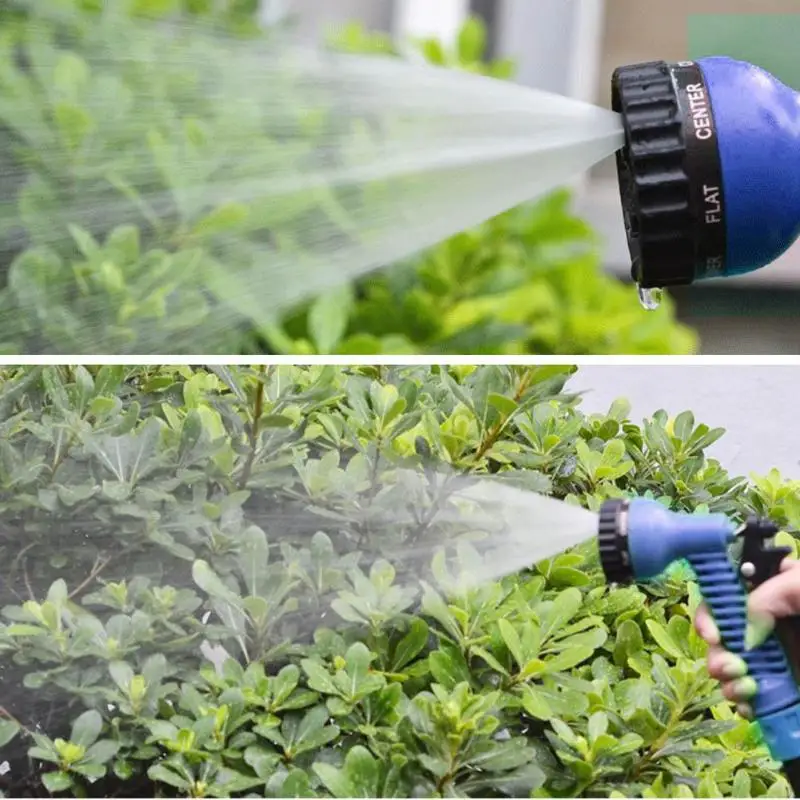 

25FT-200FT Garden Hose Spray Gun Expandable Flexible Plastic Hoses Water Pipe Gun for Car Wash Garden Watering RV Swimming Pool