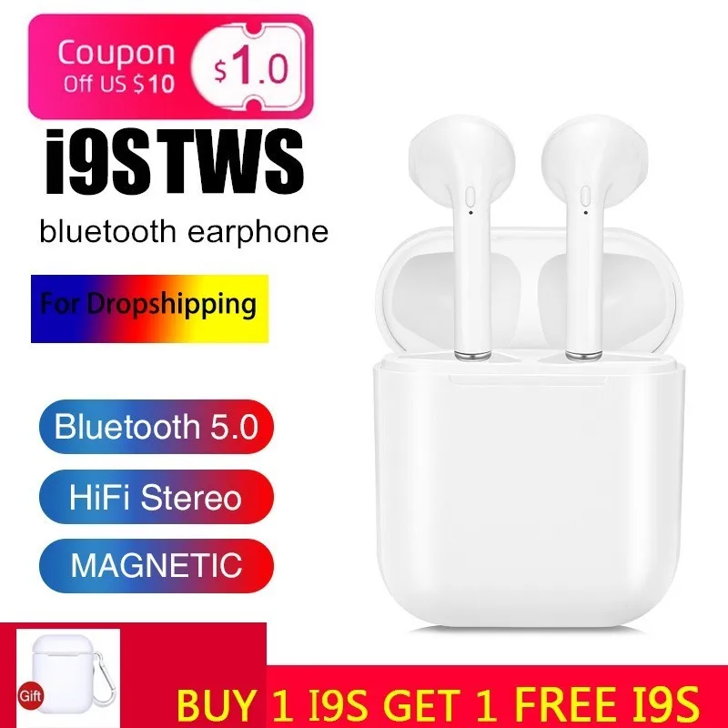 

Factory Sale High Quality 2019 New I9s Tws Wireless Bluetooth Earphones Headsets For Xiaomi Huawei Iphone With Mic Mobile Phone