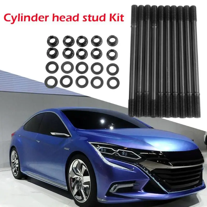 

1 Set 208-4303 Head Stud Kit for Acura Integra GSR B18C1 B18C5 B20VTEC or LSVTEC
