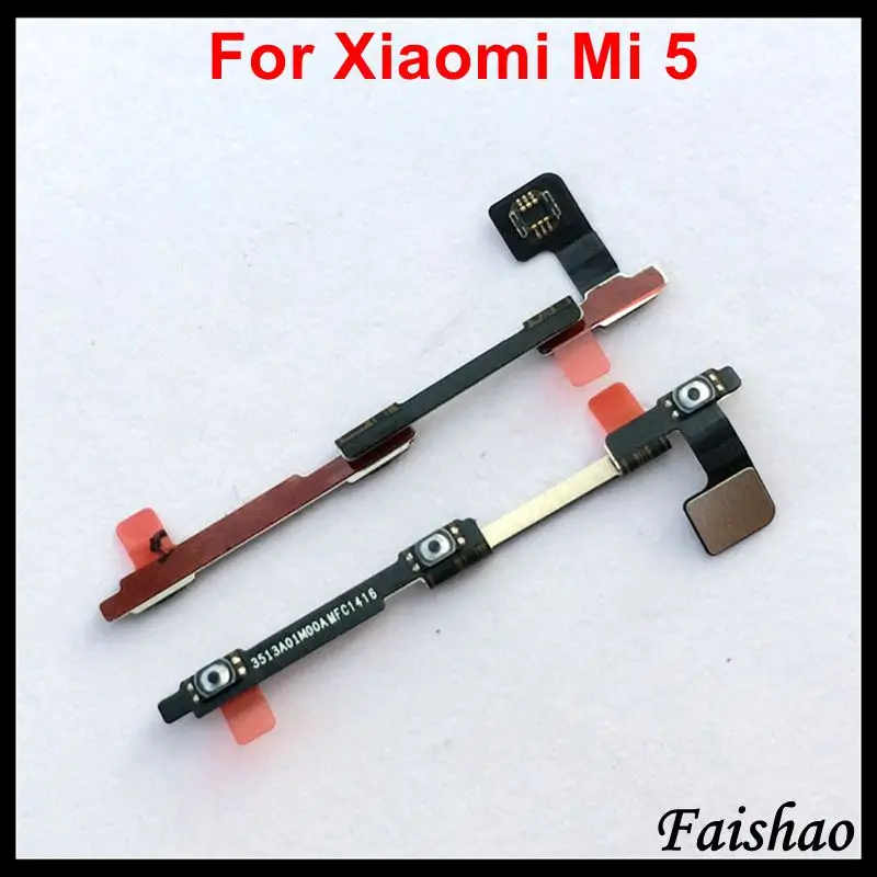 

FaiShao New Power ON OFF & Volume Switch Button Flex Cable For Xiaomi Mi5 Mi 5 Replacement