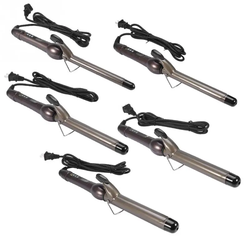 

110-240V Tourmaline Ceramic Straightening Iron Curling LCD Temperature Display Hair Curler Curling Iron Hair Styling Tool Irons