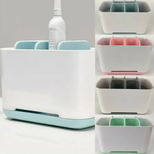 Электрический футляр для хранения зубной щетки стойка держатель зубной пасты Ванная комната простой Органайзер