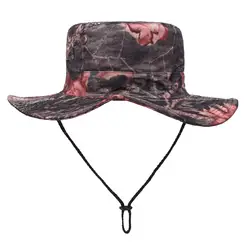 Камуфляж походные кепки для рыбалки солнцезащитный крем Панама от солнца кемпинг восхождение Военная Униформа военный джунгли Боб