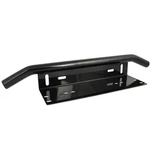Holder Nero Off-road Anteriore Del Veicolo Bull Bar Lampada Da Lavoro Staffa del Telaio Paraurti Auto Accessori Per Auto Targa di Montaggio