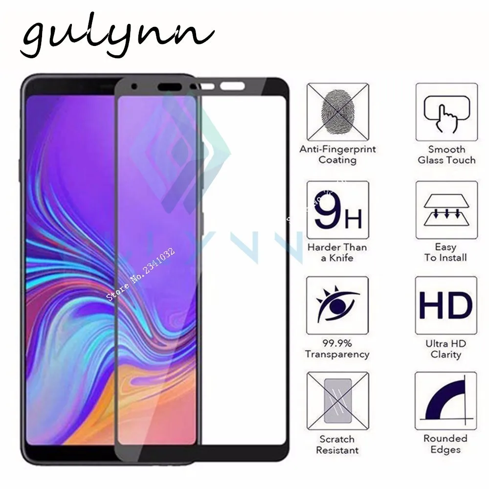 Защитное стекло для Samsung A6 A8 J6 J4 Plus A10 A20 J3 7 2 Galaxy A9 Star lite | Мобильные телефоны и