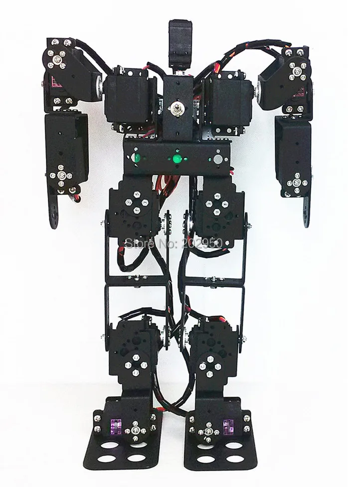 1 Набор 13 DOF Biped Роботизированный Обучающий робот сервопривод кронштейн комплект с серво рога не собранный для Arduino DIY