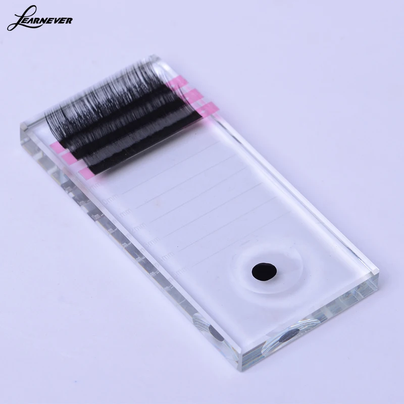 

New Ceramic Lash Tiles Individual Eyelash Extension Pallet Smart Glue Ring False Eyelashes Adhesive Glue Holder M02647