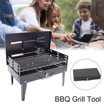 

Outdoor Portable BBQ Grill Portable Barbecue Grill Folding Cookware Stove