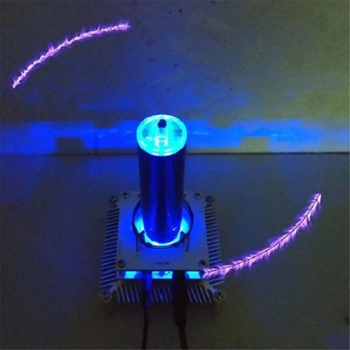 

Electronics Music Coil Plasma Speaker Wireless Transmission Sound Solid Science Toy LED Ion Garland Speaker