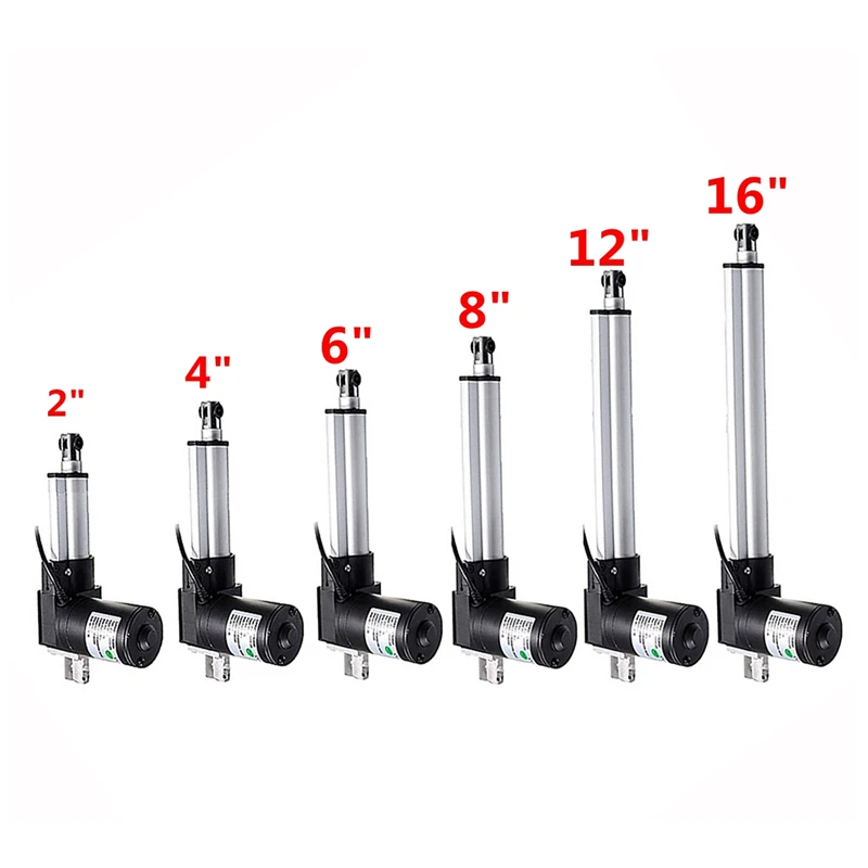 2-1" DC 12 В электрический линейный привод инсульта линейный мотор контроллер 4000N мощный Электрический мотор подъемный инструмент оборудование
