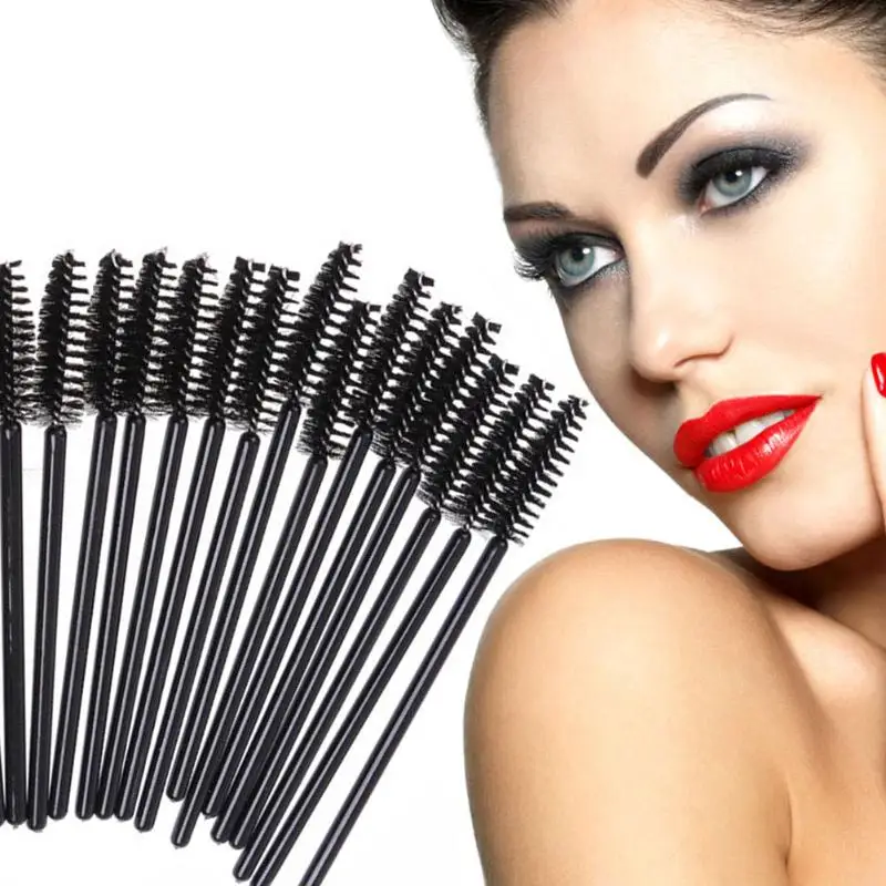 

50cs Disposable Mascara Eyelash Brushes Makeup Brushes Wands Applicator Spoolers Eye Lashes Cosmetic Brush Makeup Tools