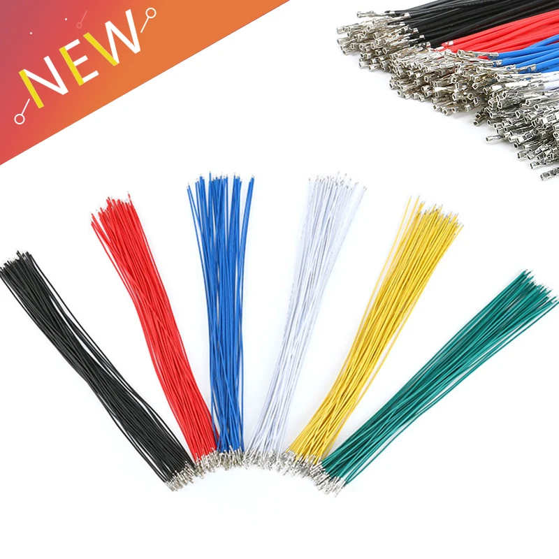 

10pcs/lot 2.54 Cable Jumper Wire Single Head Spring Electronic Wire Female 25cm 1P