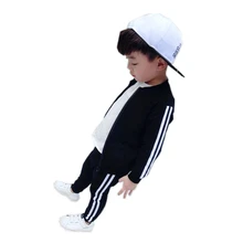 Spring Autumn Baby Girls Boys Clothes Children Cotton Warm Jacket Pants 2pcs/sets Kids Sport Clothing Sets Toddler Tracksuit kid clothes sets children winter autumn tracksuit thick jacket hoodie pants for boys girls warm suit set in stock