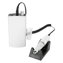 Перезаряжаемый Электрический пилка для ногтей бурильный прибор для маникюра, педикюра инструмент для ухода за ногтями US Plug оборудование для дизайна ногтей