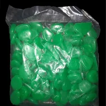 Горячие 3000 шт светящиеся аквариумные рыбки украшение из камня светится в темноте камни Зеленые украшения сад открытый Галька Камни