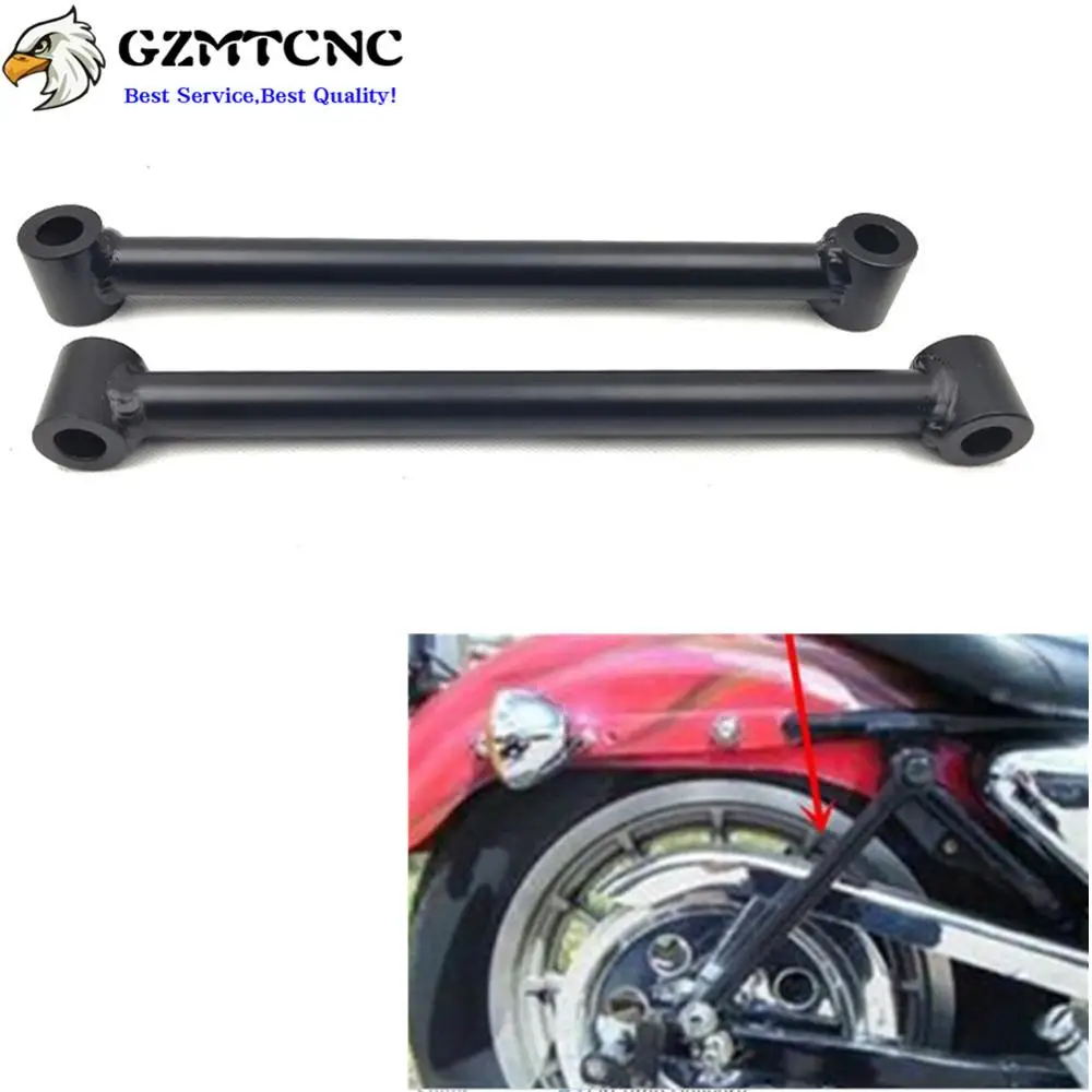10" Steel Rear Rigid Hardtail Struts 4" Lowering Kit for Harley Dyna Sportster XL 883 1200