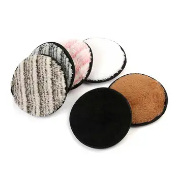 

6pcs/Set Magic Lazy Makeup Remover Puff Soft Microfiber Towel Cloth Pads Face Cleansing Reusable Wipe Pads Natural Remover