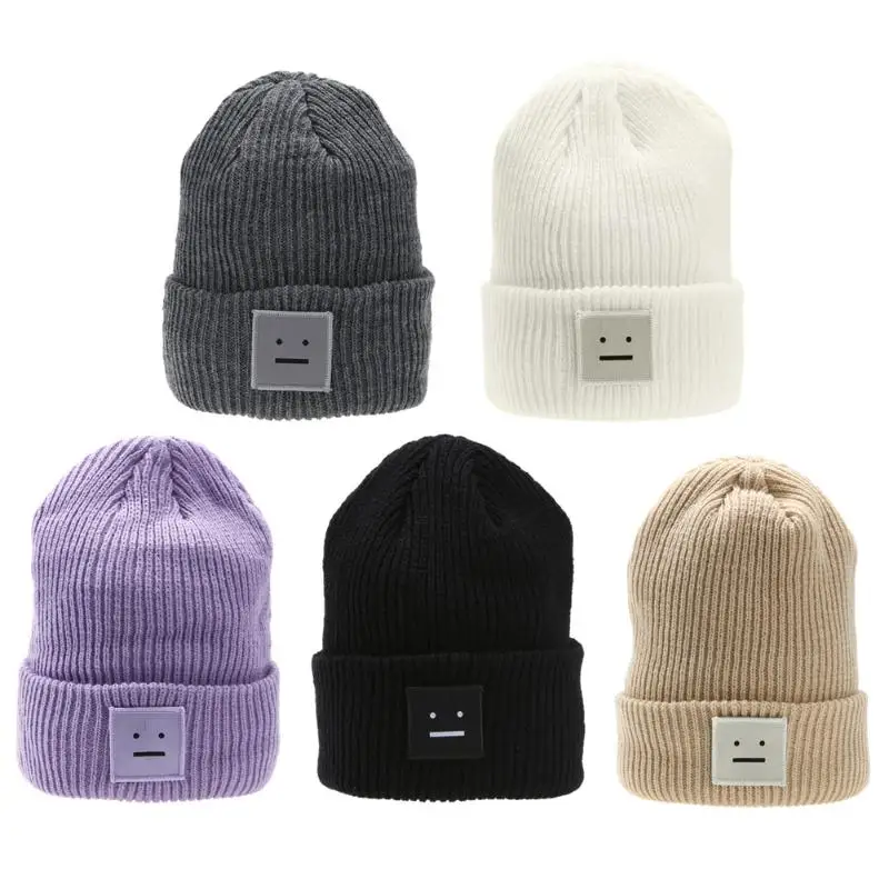 

Fashion Winter Women Men Knit Ski Beanie Ball Wool Cuff Hat Ski Cap