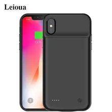 Leioua Charger Case For Iphone 6 6s 7 8 Plus 4000mah Power Bank New Cover Case For Iphone Xs Max Xr External Battery Pack Case