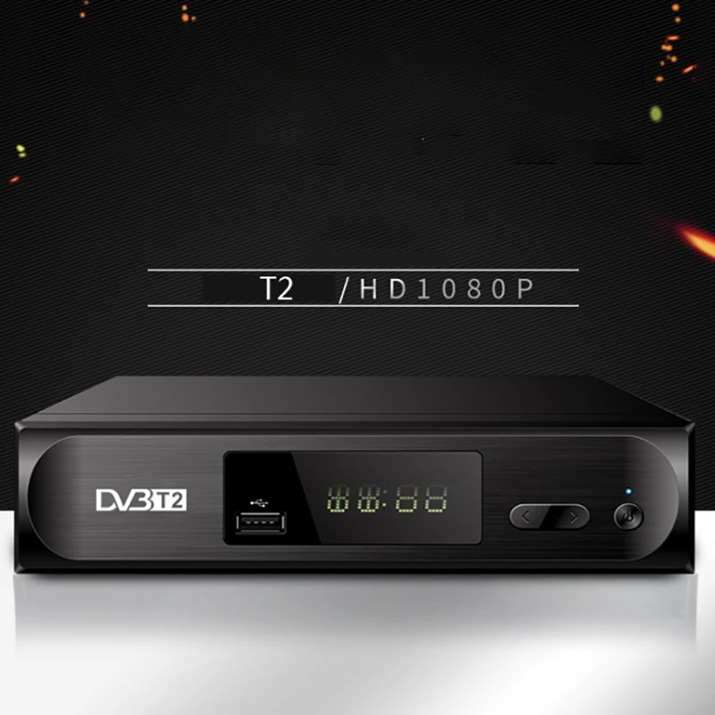 1080 P DVB T2 цифровой наземный вещательный конвертер телевизор ЕС вилка|ТВ-приставки