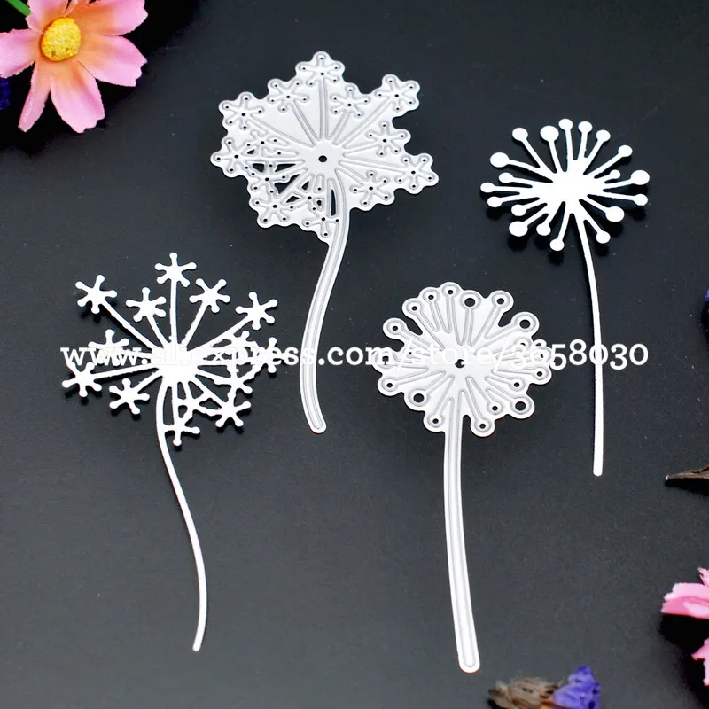 

2pcs Dandelion Metal Die cutting Dies For DIY Scrapbooking Photo Album Decorative Embossing Folder Stencil 8101674