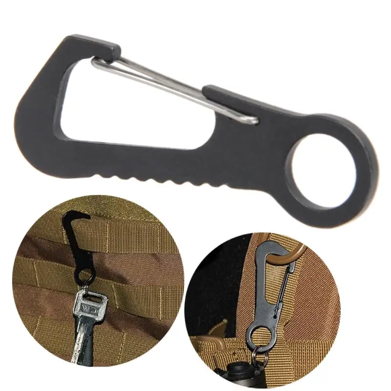 EDC Keychain Backpack Spring Clasps Bottle Hooks Paracord Tactical Survival | Спорт и развлечения