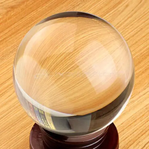Прозрачный стеклянный хрустальный шар целебная Сфера фотография Реквизит подарки 30-50 мм x 1