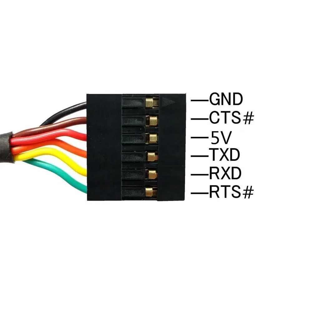 6Pin FTDI FT232RL USB к TTL UART серийный провод адаптер RS232 скачать кабель светодиодный