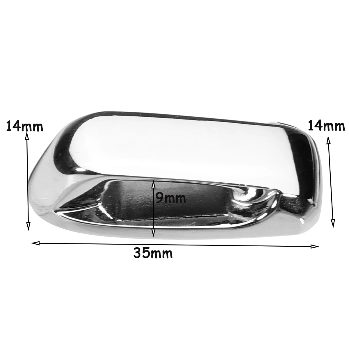 

Car Remote Key Chain Metal Cover Keyless Top Head Key Base for Volkswagen VW Golf 7 MK7 GTI Touran 2016 Octavia A7 2015 2016