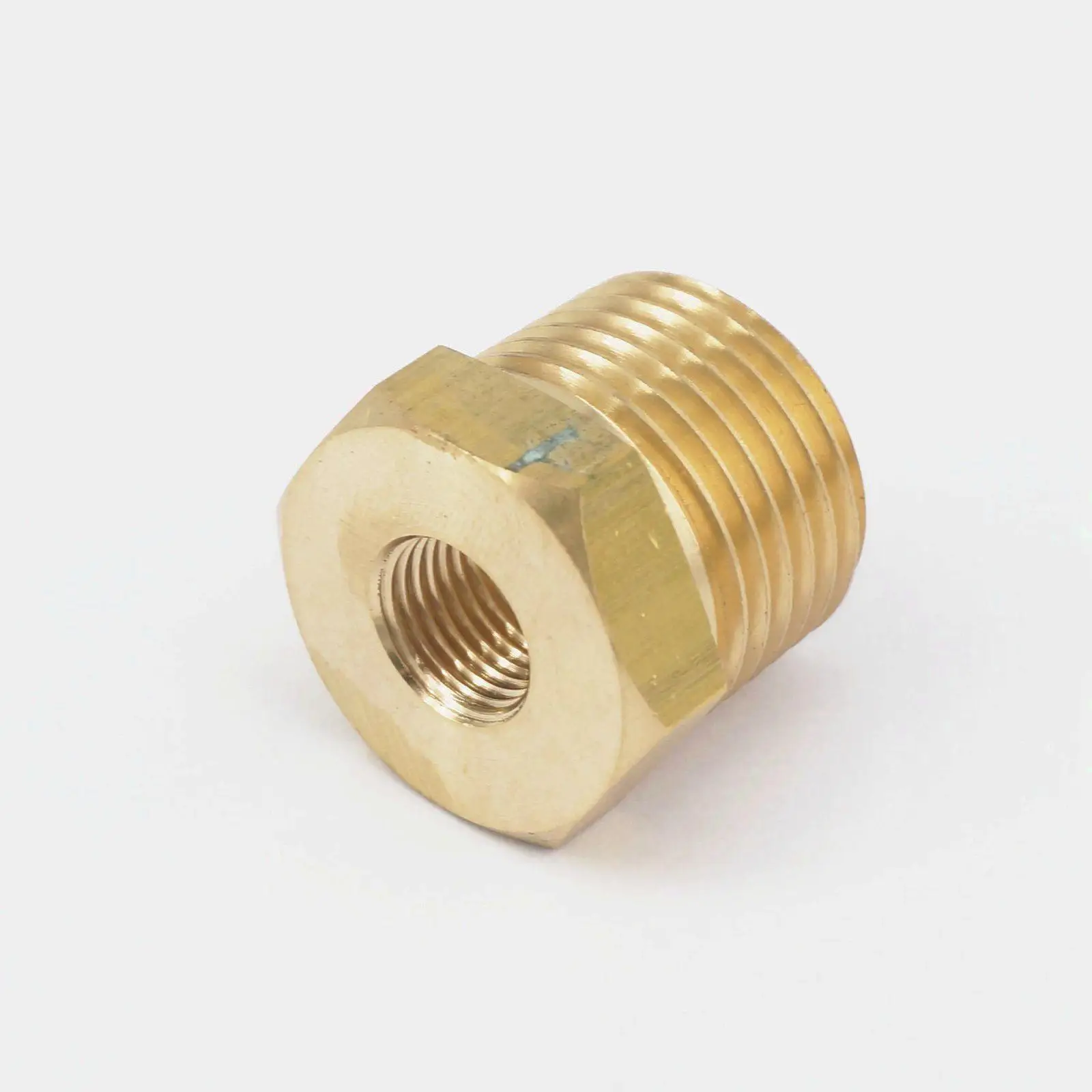 Adaptador de Tubo Reductor Macho de 3//8 NPT a 1//8 NPT Adaptador de Montaje del Reductor Hembra Adaptador de Calibrador de Buje