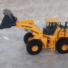 1/87 масштаб hyundai HL 980 колесный погрузчик литая модель игрушки в коробке