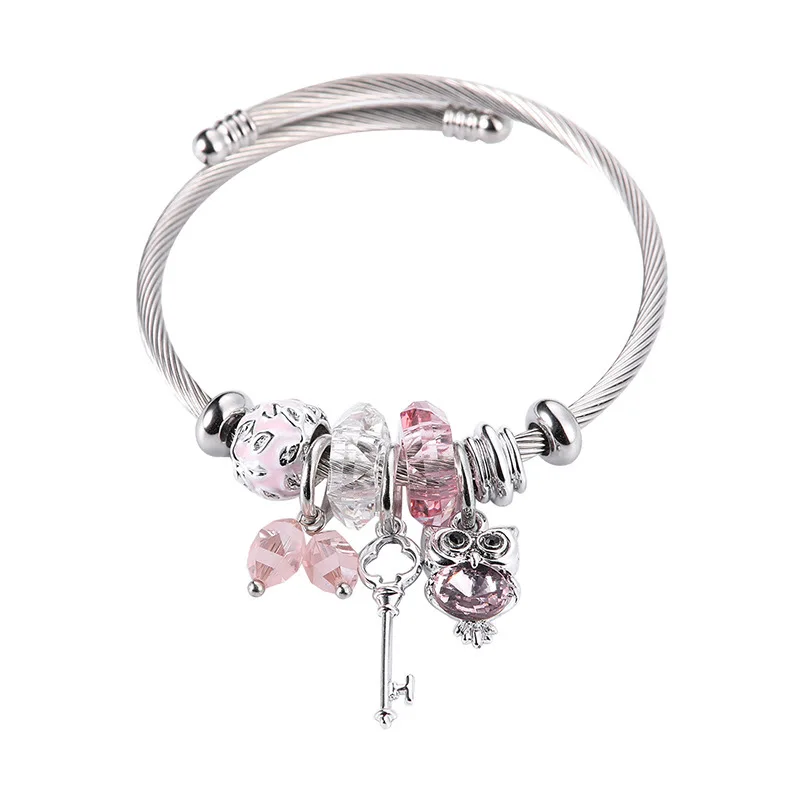 

European Owl Bracelet Personality Women's DIY Amazon Crane Bracelet Trend