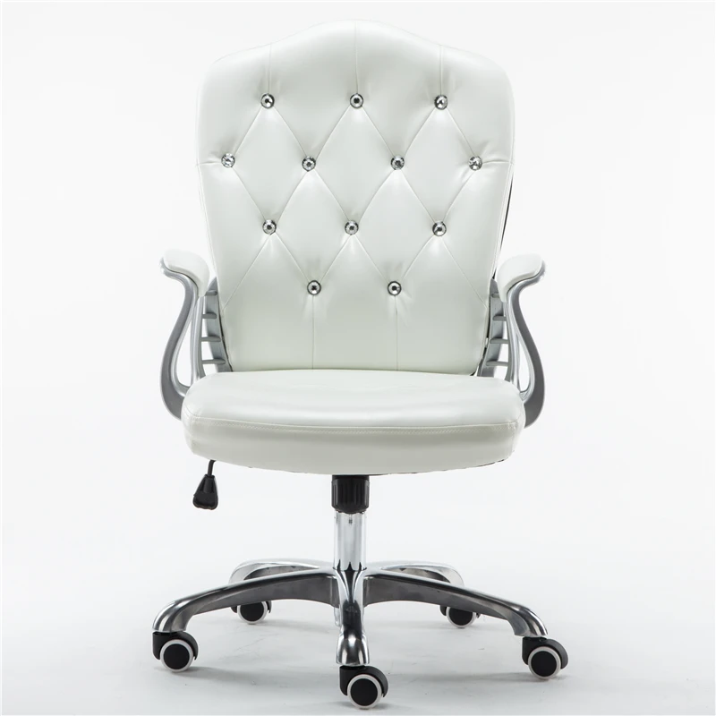 

Style Lifted Computer Chair Household Multi-function Swivel Chair Rotated Office Executive Chair Slidable Makeup Stool