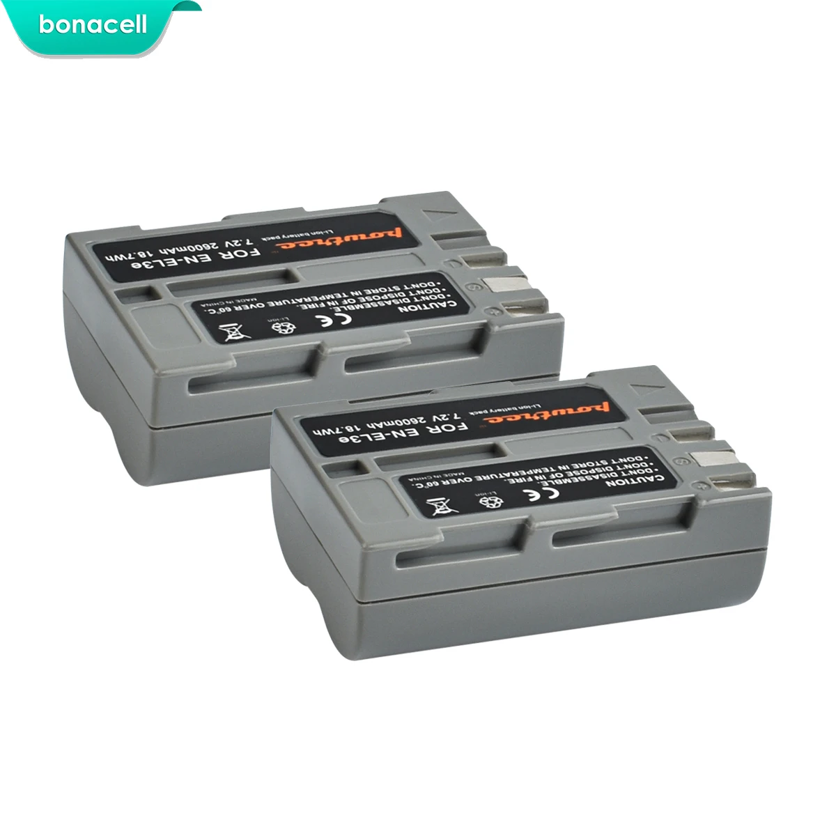 

Powtree 2600mAh EN-EL3e EN EL3e EL3a ENEL3e Digital Camera Battery for Nikon D300S D300 D100 D200 D700 D70S D80 D90 D50 L15