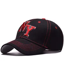 Унисекс хлопок Бейсболка s для мужчин и женщин кепки s солнцезащитные кепки для улицы NY письмо Регулируемая Повседневная Спортивная Кепка