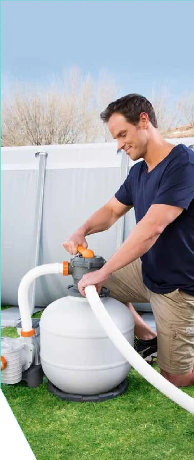 2019 Новый 58486 Bestway 2600 Гал прочный устойчивый к коррозии песковый фильтр для