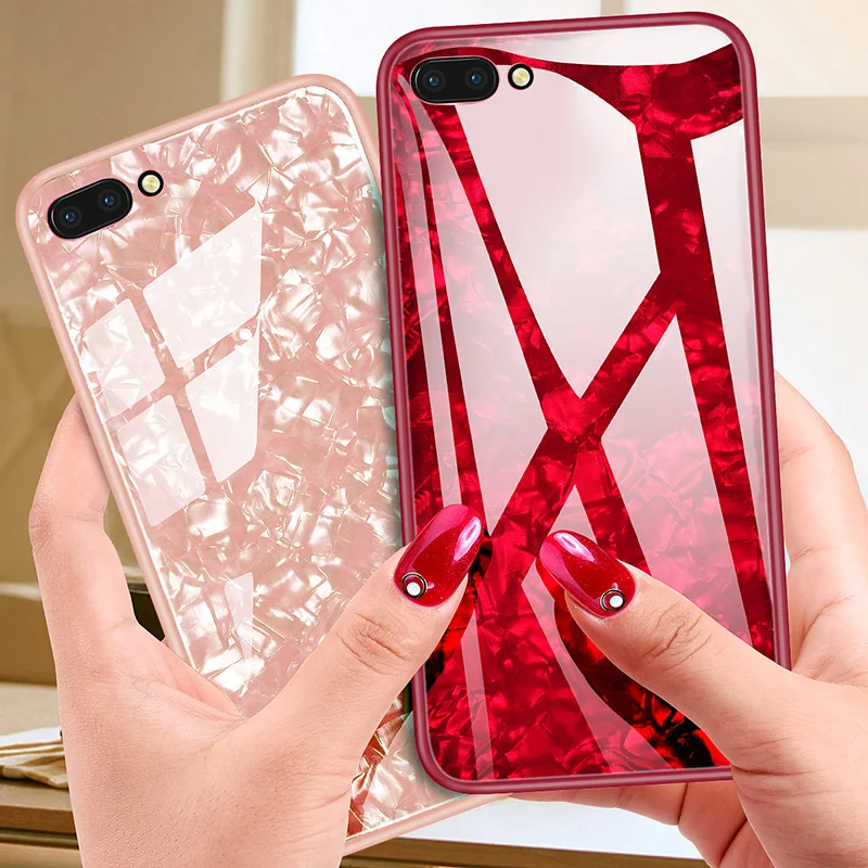

Marble Hard Phone Case For Huawei P30 Lite P20 Pro P10 P9 Mate 10 Pro Honor 20 9 Lite Play 7A 7C Nova 3 3i Tempered Glass Cover