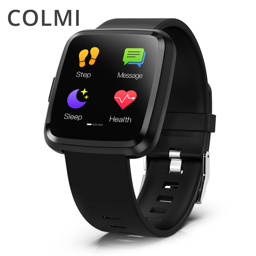 Kopen Goedkoop COLMI Full Touch Screen Horloge Y7 Waterdichte Bluetooth Sport Fitness Tracker Mannen Vrouwen Voor IOS Android Telefoon Prijs - ventewwe4