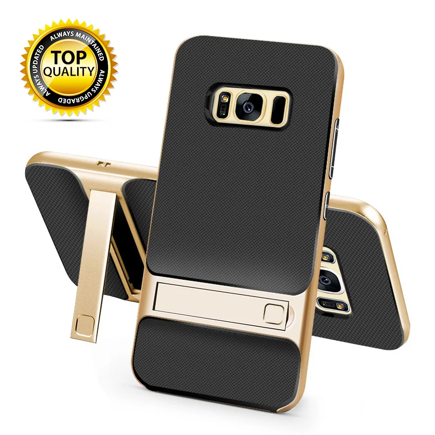 For Samsung Galaxy S10 PLUS S10E Holder Stand Phone Case S8 S9 Note 9 8 PC + TPU Shockproof Ultra Slim Armor Cover |