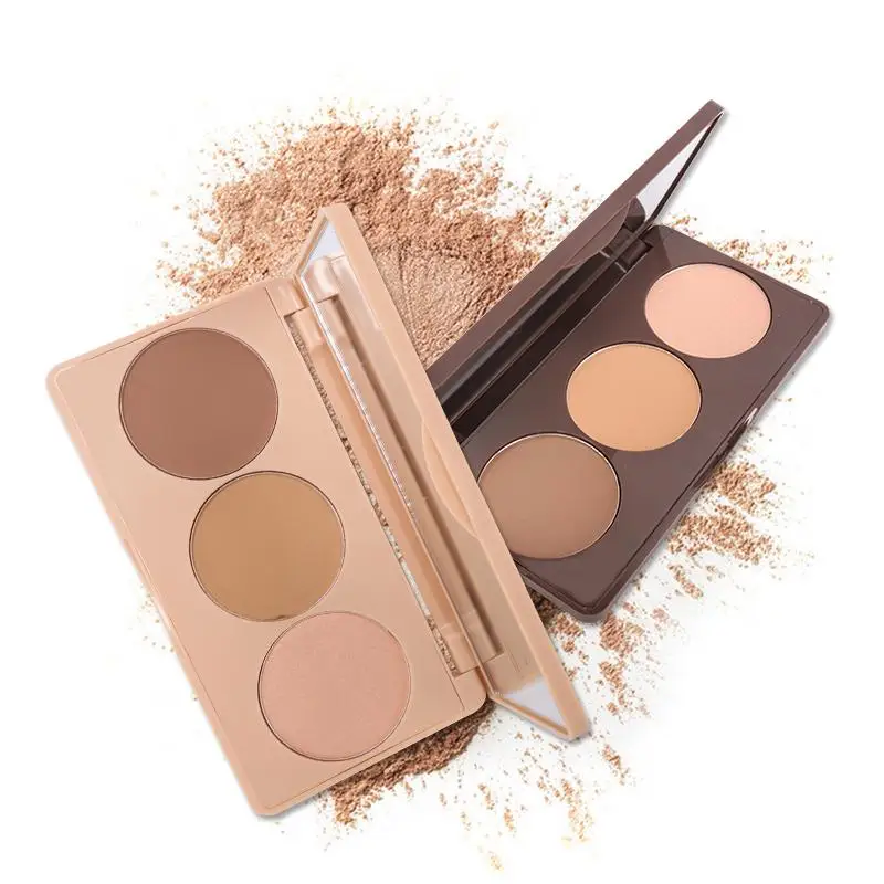 

Mineral Highlighter Matte Brighten Face Contouring Grooming Dark Skin Pressed Powder Concealer