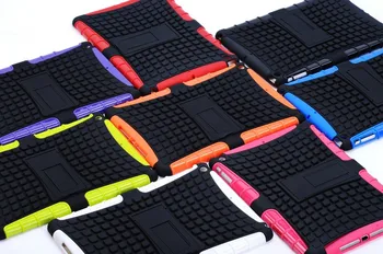 

FOR ipad mini 1 2 3 4 Galaxy Hybrid KickStand Impact Rugged Heavy Duty TPU+PC Cover Case 150PCS